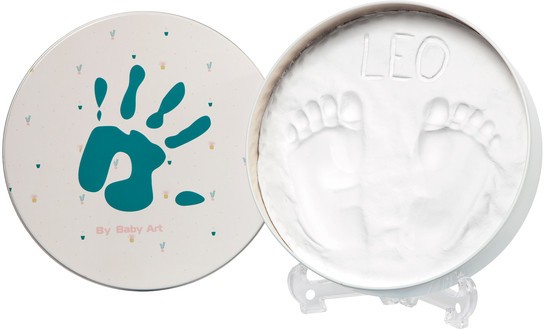 Набор для создания отпечатка ручки и ножки малыша Baby Art Магическая коробочка Круглая (3601094200)