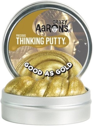 Жвачка для рук Crazy Aaron's Чистое золото 45 г (GD011) 