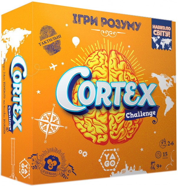 Настольная игра - CORTEX CHALLENGE ВОКРУГ СВЕТА (90 карточек, 24 фишки) 101010918