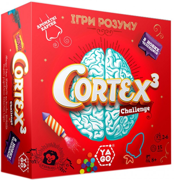 Настольная игра – CORTEX 3 AROMA CHALLENGE (90 карточек, 24 фишки) 101011918