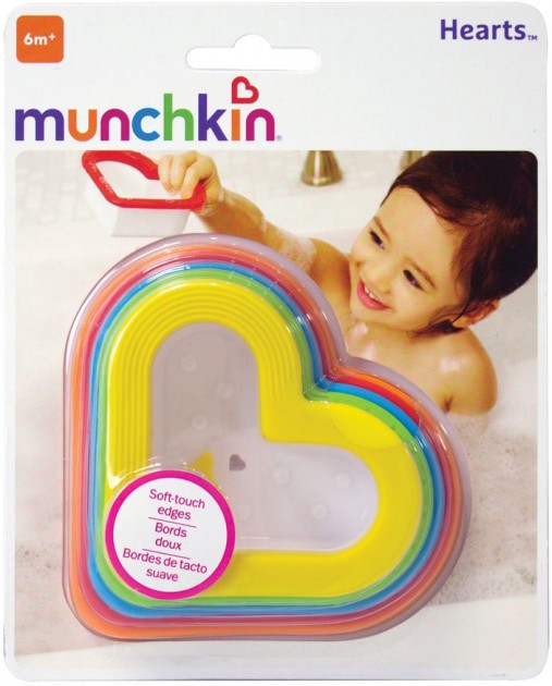 Игрушечный набор для ванны Munchkin Сердечки (012312)