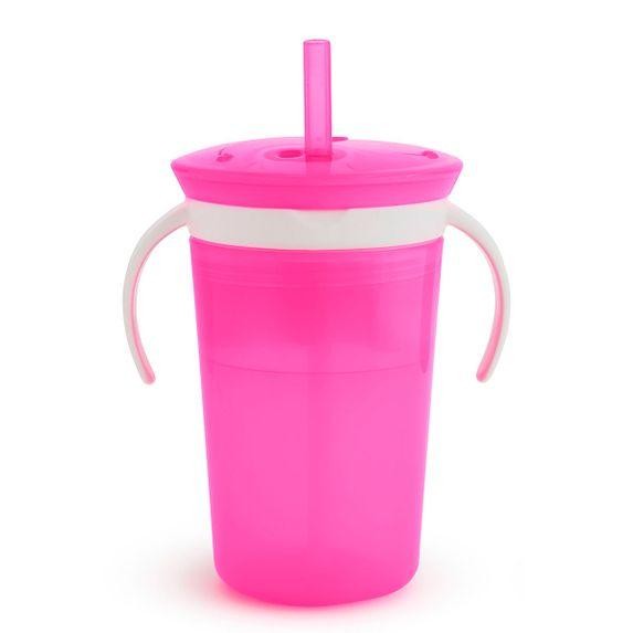 Чашка-контейнер Munchkin "Snack and Sip" розовый