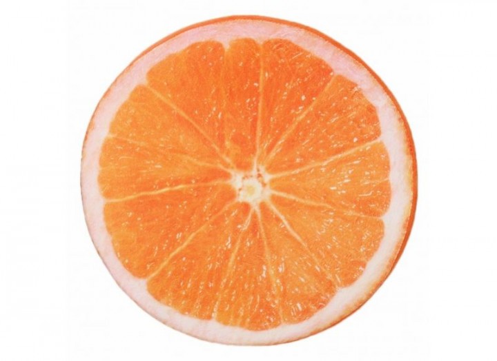 Подушка Апельсин 38х7 см (p-5)