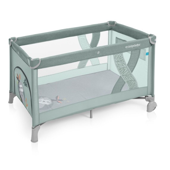 Манеж-кроватка Baby Design SIMPLE 04 GREEN