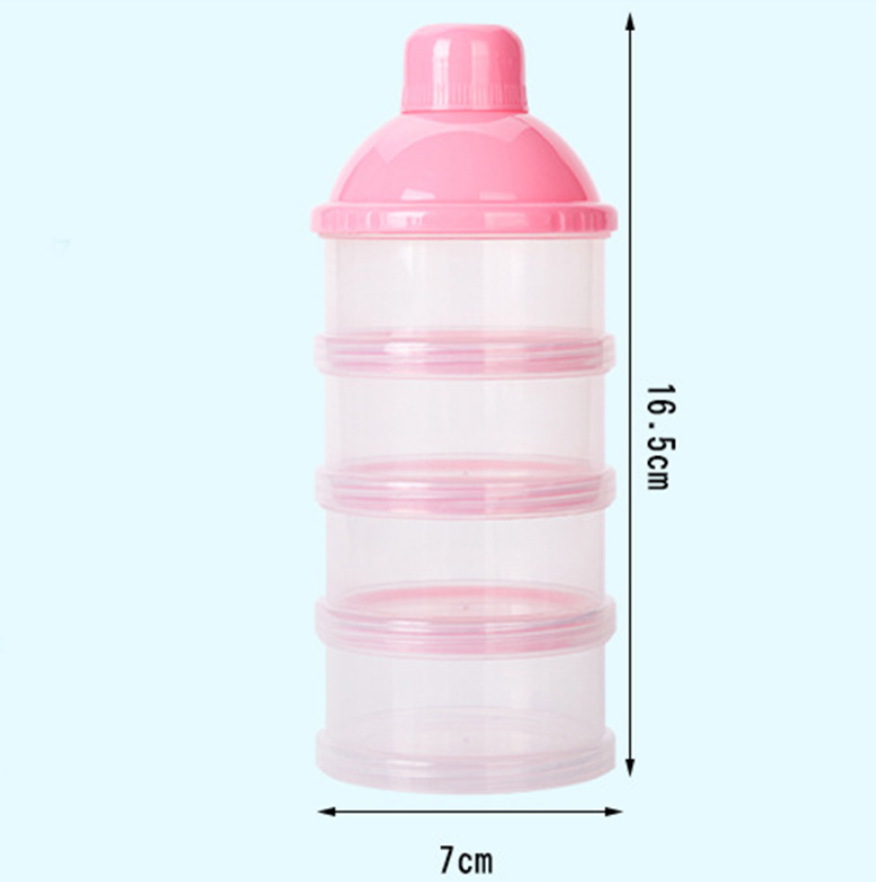 Контейнер для хранения детских смесей прозрачный, Belove Pink (BE1717081220)