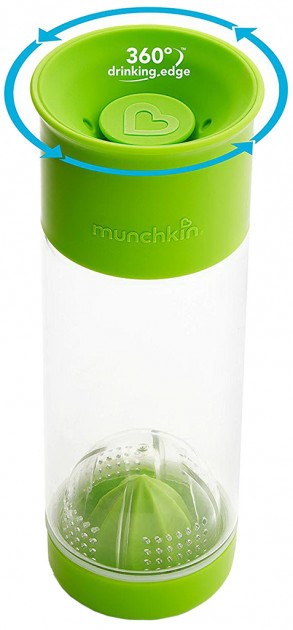 Поильник Munchkin Miracle 360 с инфузером 590 мл Зеленый (051754)