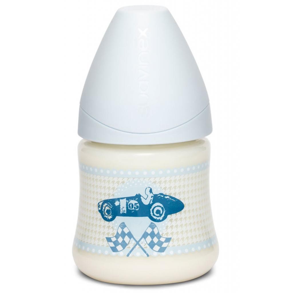 Бутылочка для кормления Suavinex Истории малышей, 150 мл, светло-голубой (304379/1)