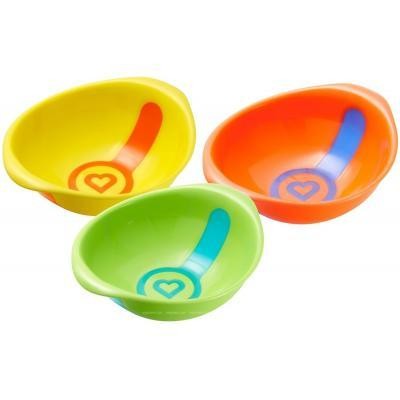 Набор детской посуды Munchkin Термочувствительные миски White Hot 3 шт (012100)