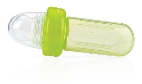 Ниблер силиконовый Nuby Easy Squeezy с колпачком Зеленый (5577grn)
