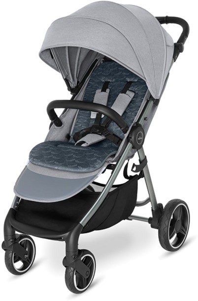 Прогулочная коляска Baby Design Wave 107 Silver Gray (204111)