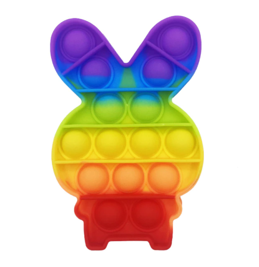 Антистресс игрушка пузырьки Pop-it, Rainbow Rabbit