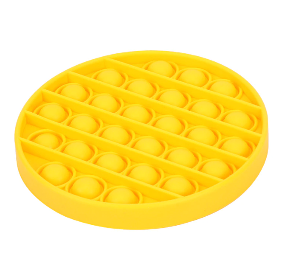 Антистресс игрушка пузырьки Pop-it, Yellow Circle
