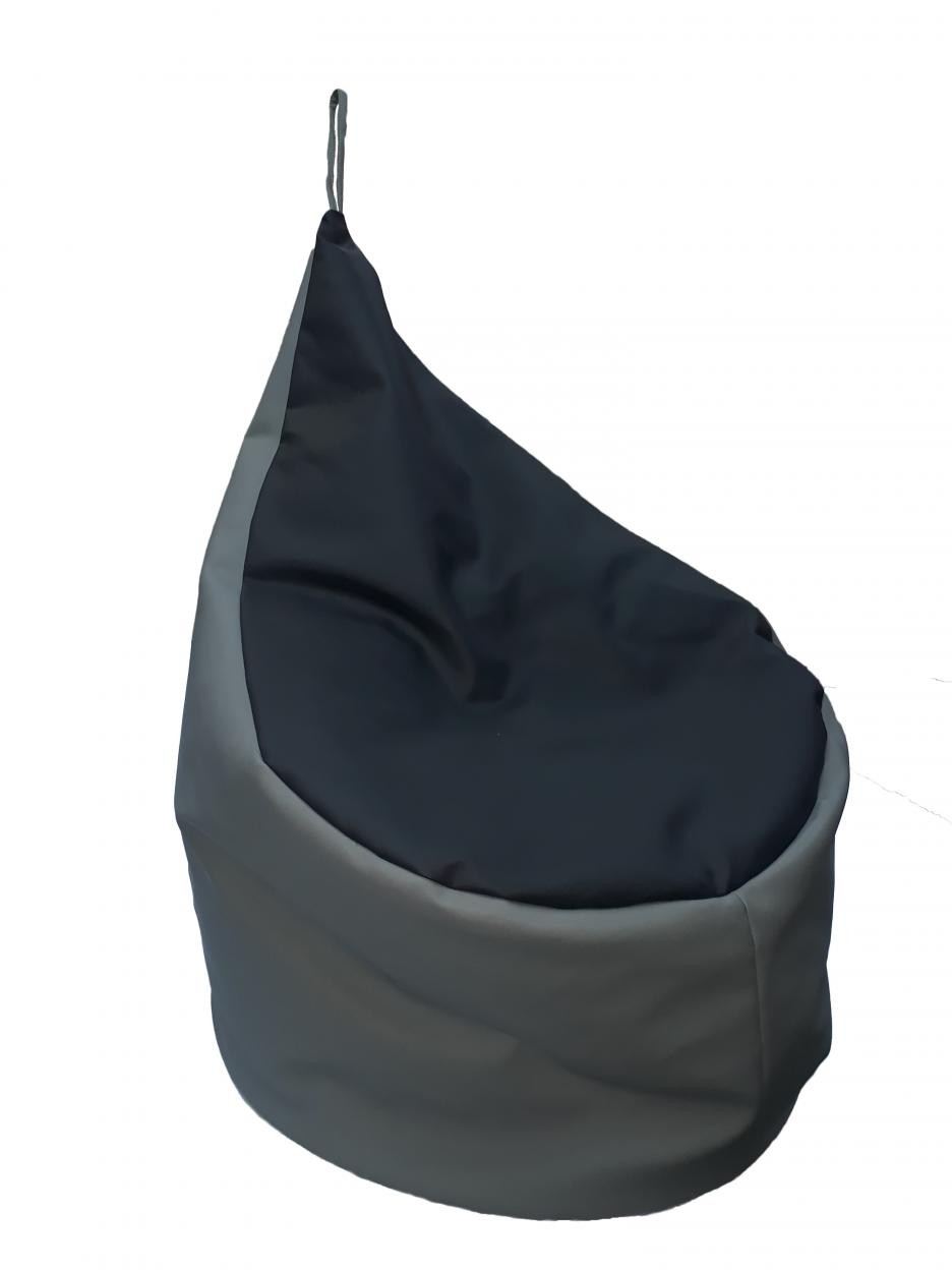 Кресло-мешок из кожзаменителя Капля, KIDIGO (цвет в ассорт.)