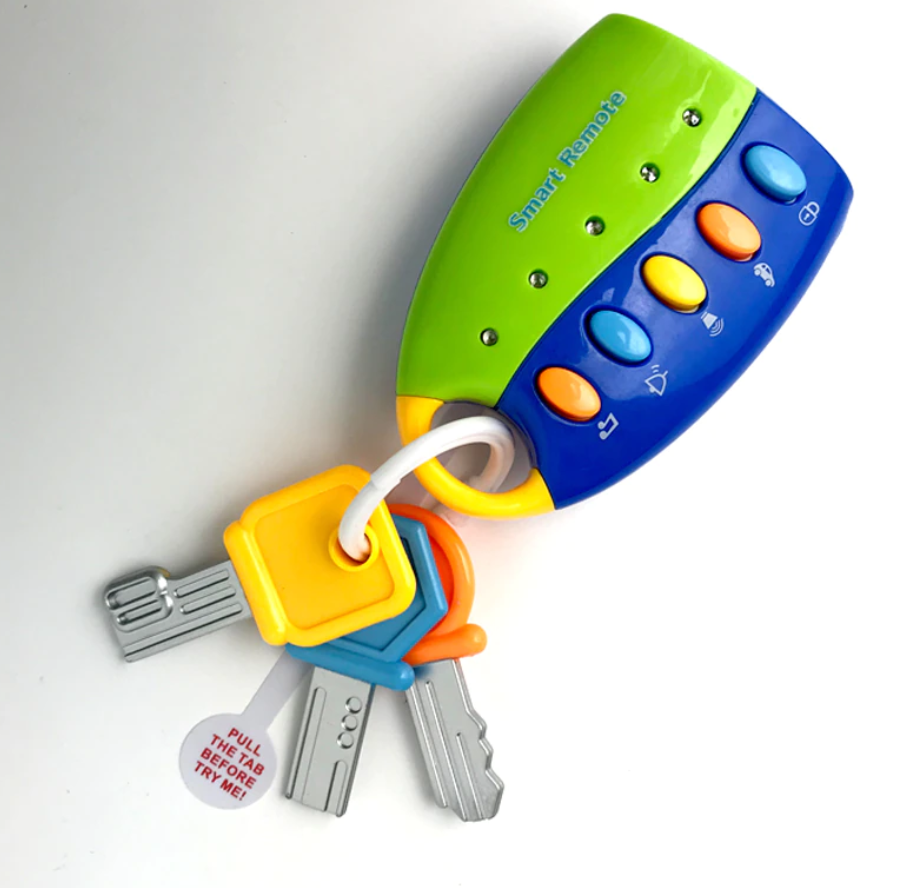Детские ключи игрушечные автомобильные со светом и звуком Green