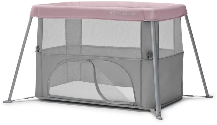 Манеж-кровать  2 в 1 Kinderkraft Movi Pink (KCMOVI00PNK0000)