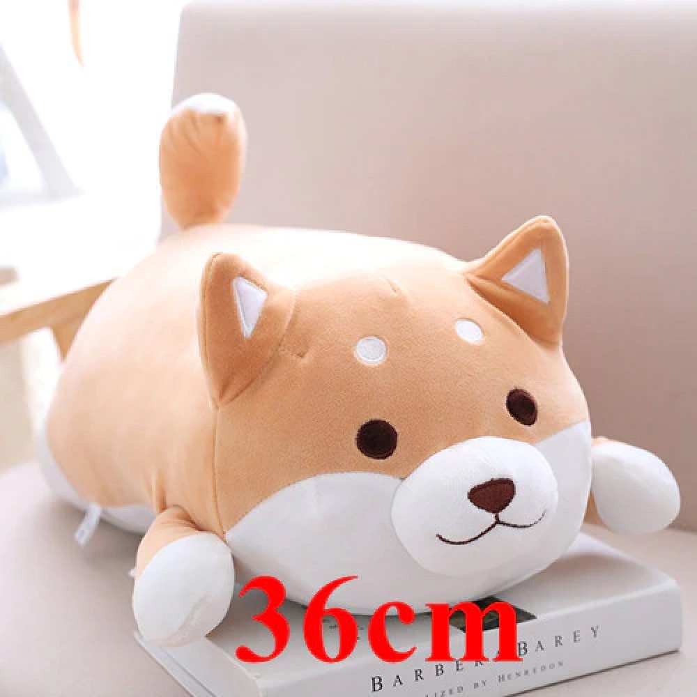 Мягкая игрушка-подушка Спящий Шиба Lovely Shiba Inu 36 см, Velice