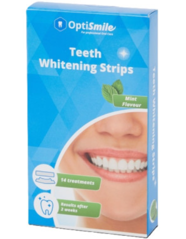 Полоски для отбеливания зубов OptiSmile Teeth Whitening Strips Mint 14 шт