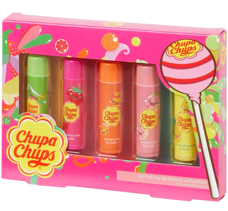 Набор бальзамов для губ Chupa Chups Lip Balm 5 шт
