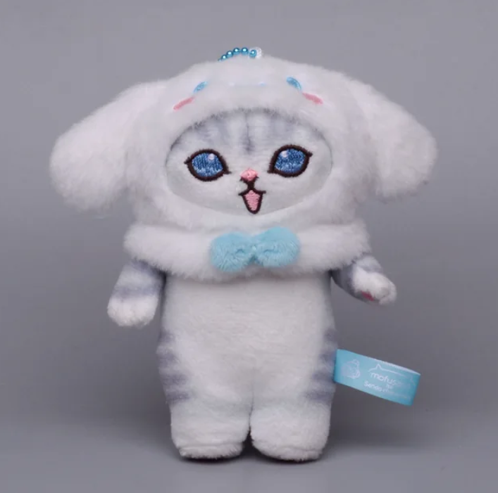 Мягкая игрушка подвеска плюшевый аниме Котенок-Cinnamoroll Hello Kitty 15см