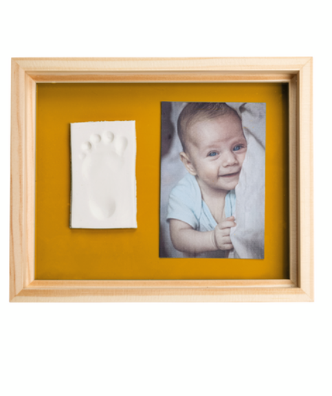 Baby Art Настенная рамка Деревянная ОРГАНИК с отпечатками (3601092030)