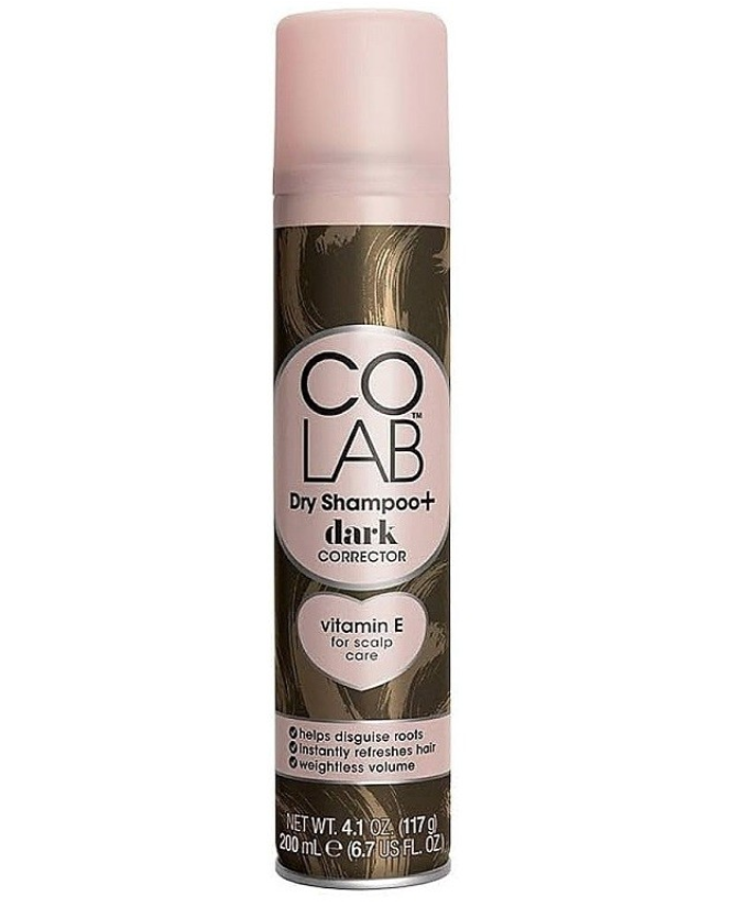 Сухой шампунь-корректор для волос Colab Dry Shampoo Dark Corrector для брюнеток 200 мл (115359)