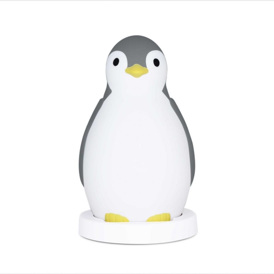 Ночничок-светильник с автоматическим отключением и тренер сна Пингвинёнок PAM, Zazu (серый)