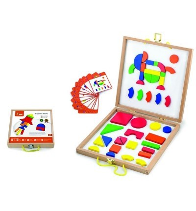 Набор магнитных блоков Viga Toys "Формы и Цвет"