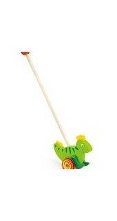 Игрушка-каталка Viga Toys "Динозавр"