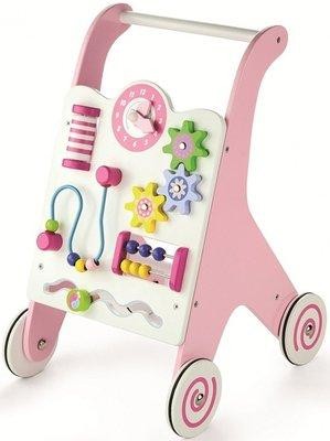 Ходунки-каталка Viga Toys розовые (50178)