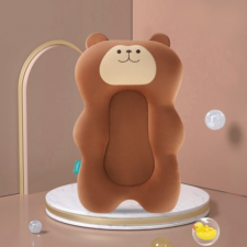 Матрасик коврик для купания ребенка в ванночку с креплениями Belove, Brown Monkey +
