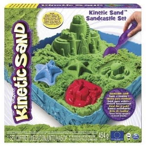 Набор песка для детского творчества KINETIC SAND ЗАМОК ИЗ ПЕСКА, Wacky-Tivities (зеленый)