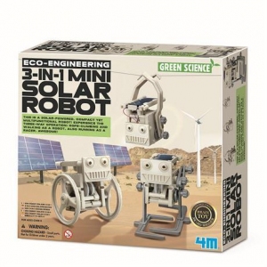 Набор для творчества 4M Робот на солнечной батарее 3-в-1 (00-03377)