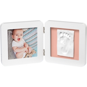 Baby Art Двойная рамка Белая (с многоцветными подложками)