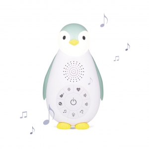 ZOE (ЗОЕ) Пингвинёнок - Ночничок и музыкальный бокс с Bluetooth в одном с автоматическим отключениемм (синий)