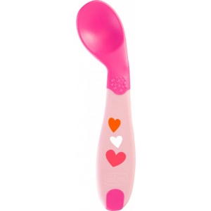 Ложка Chicco First Spoon 8м+ Розовая (16100.10)
