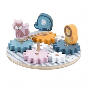 Игровой набор Viga Toys PolarB Шестеренки и животные (44006)