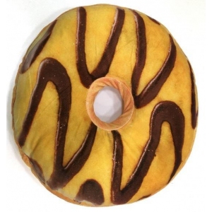 3D Подушка Пончик лимонный с шоколадом