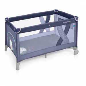 Манеж-кроватка Baby Design SIMPLE 03 BLUE