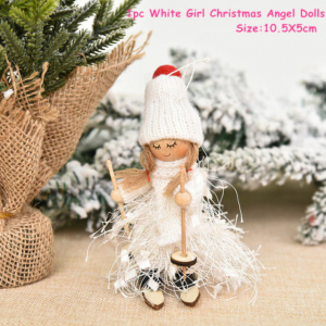 Декоративная кукла Лыжники (10,5*5 см) model White, Belove