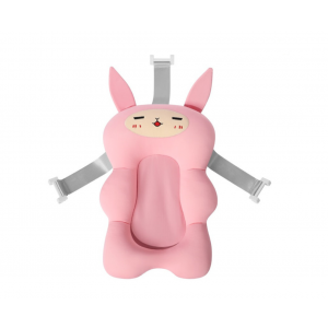Матрасик коврик для купания ребенка в ванночку с креплениями Belove, Pink Pikachu