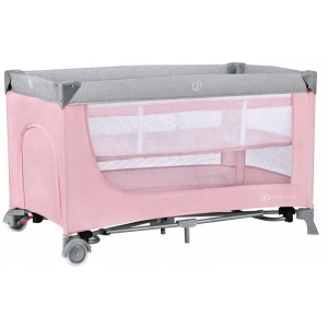 Кровать-манеж Kinderkraft Leody Pink (KCLEOD00PNK0000)