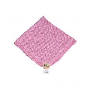 Покрывальце Ажур PLE-06, 90х90 см., ЭКО (розовое)