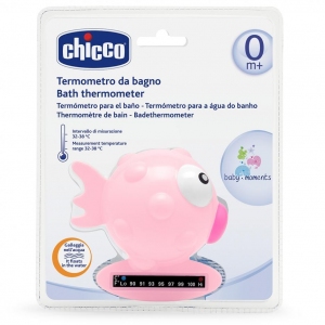 Термометр для температури воды Рибка, Chicco (розовый)