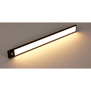 Сенсораная аккумуляторная LED лампа (на магнитном/ клеевоевом креплении) Aluminium Black 60cm (AT1814270123)