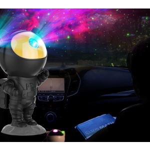 Проектор звездного неба, ночник лазерный на пульту Astronaut (Sky Projector) Black Gold