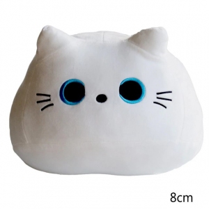 Мягкая игрушка антистресс Kawaii White Cat 8 см, Velice