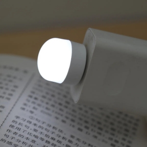 Портативная USB LED лампа светильник компактный фонарик холодный белый свет White, Athand