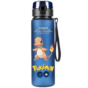 Бутылка для воды детская 560мл Покемоны Чармандер M-10, Pokemon, Blue