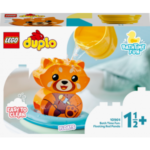 Конструктор LEGO ǀ Duplo My First Приключения в ванной: Красная панда на плоту 1.5+, 5 деталей (10964)