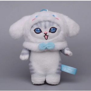 Мягкая игрушка подвеска плюшевый аниме Котенок-Cinnamoroll Hello Kitty 15см
